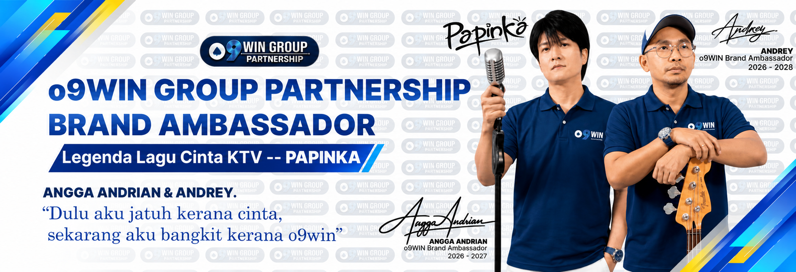 Papinka O9WIN Group Partnership Brand Ambassador